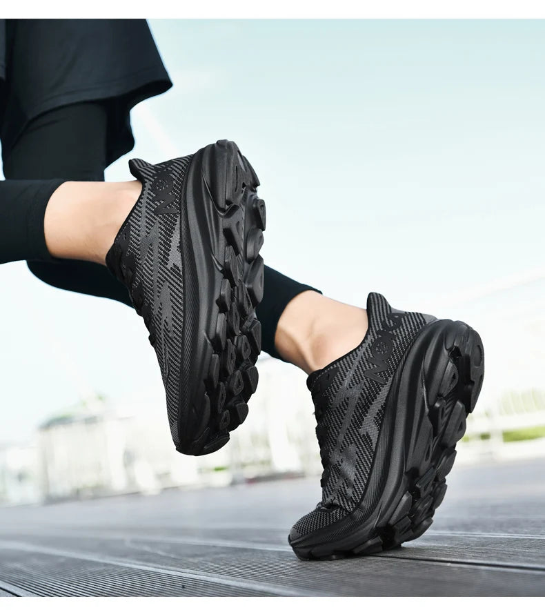 Unisex Running Sneakers – Cushioned, Professional Athletic Shoes for Marathon & Tennis