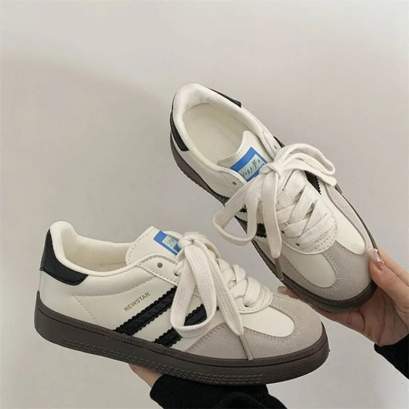 Women’s Casual Sneakers – Lace-Up Vulcanized, Luxury Tennis & Running Shoes