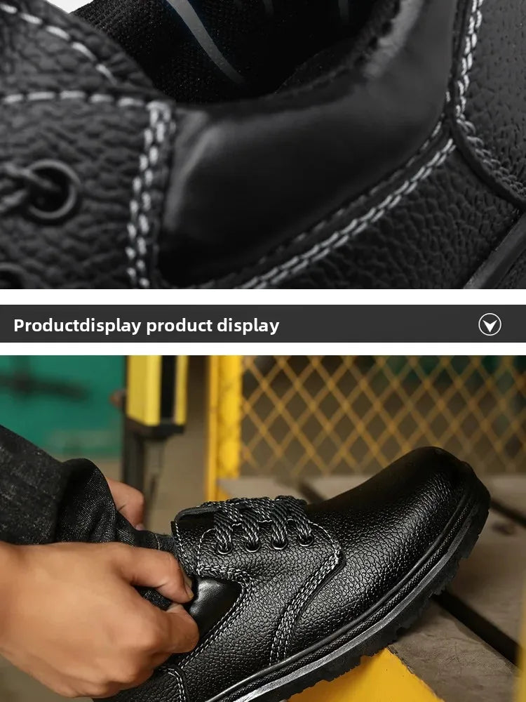 Men’s Safety Work Shoes – Steel Toe, Lightweight, Comfortable, Anti-Impact & Anti-Stab