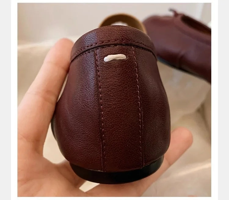 Women’s Split-Toe Flats – Retro Casual Loafers & Soft Moccasin Sneakers