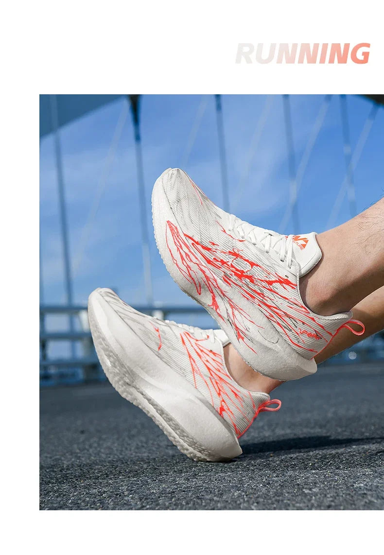 New Running Sneakers Men Lightweight Breathable Wear-Resistant Soft Gym Jogging Shoes Comfort Marathon Athletic Sports Shoes Man