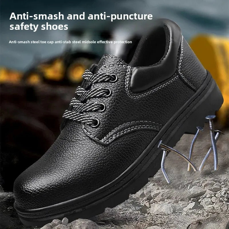 Men’s Safety Work Shoes – Steel Toe, Lightweight, Comfortable, Anti-Impact & Anti-Stab