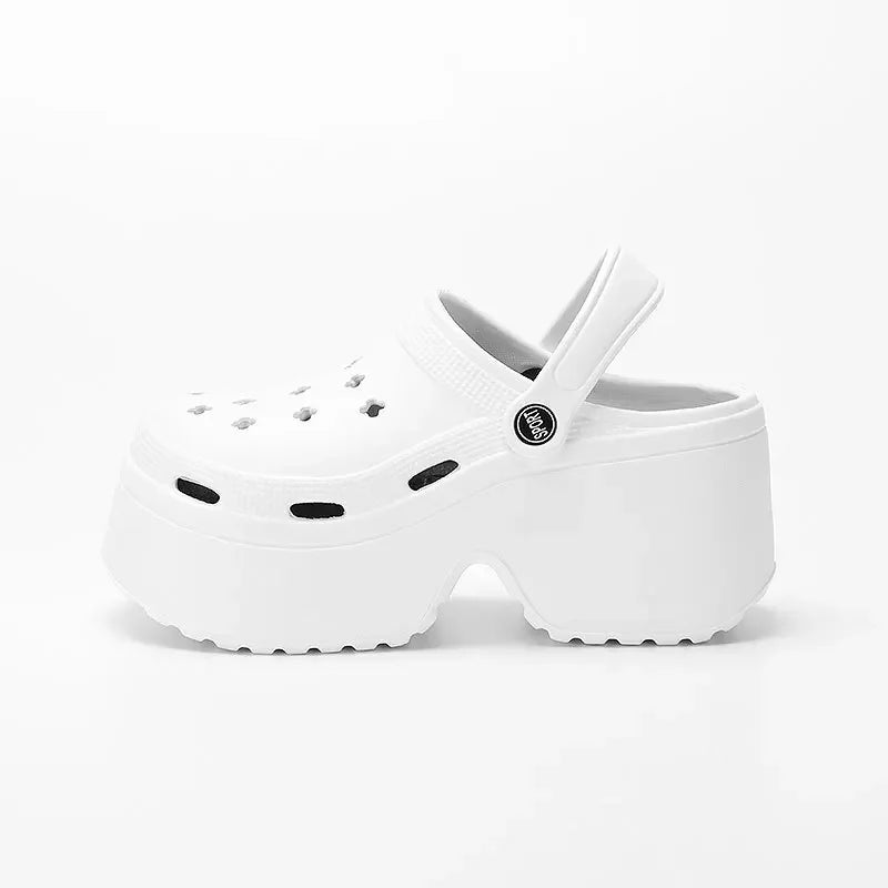Women’s Summer Platform Clogs – Thick Sole, Non-Slip Beach & Casual Sandals