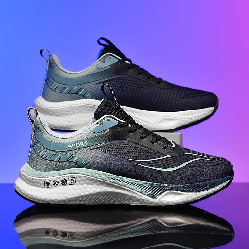 Men’s Athletic Sneakers – Lightweight, Breathable, Air Cushion, Non-Skid Running Shoes