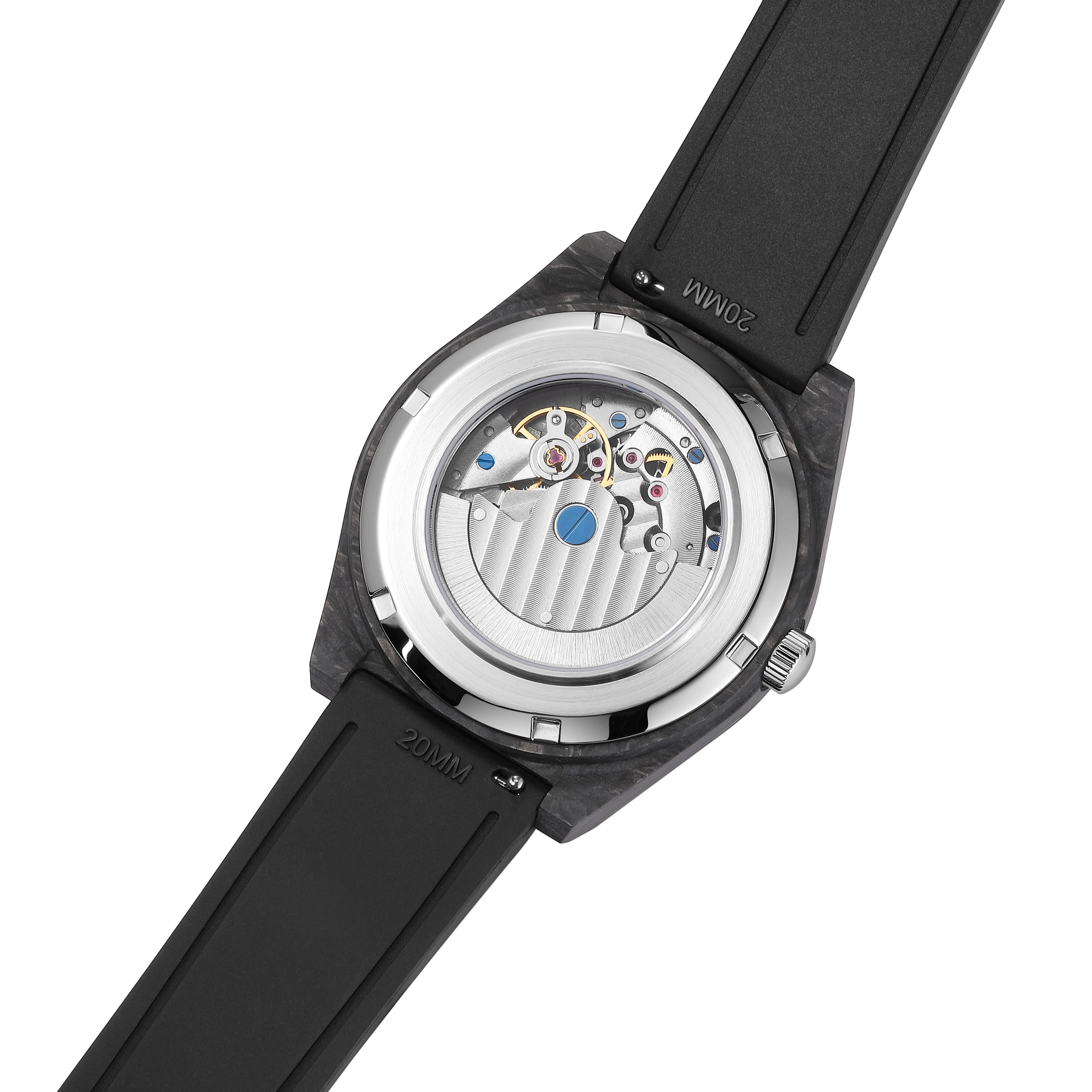 Luxury 40mm Carbon Automatic Diver Watch