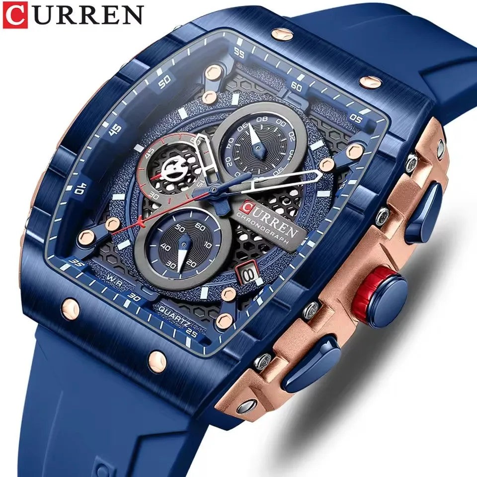 CURREN 8442 Men’s Luminous Chronograph Wristwatch