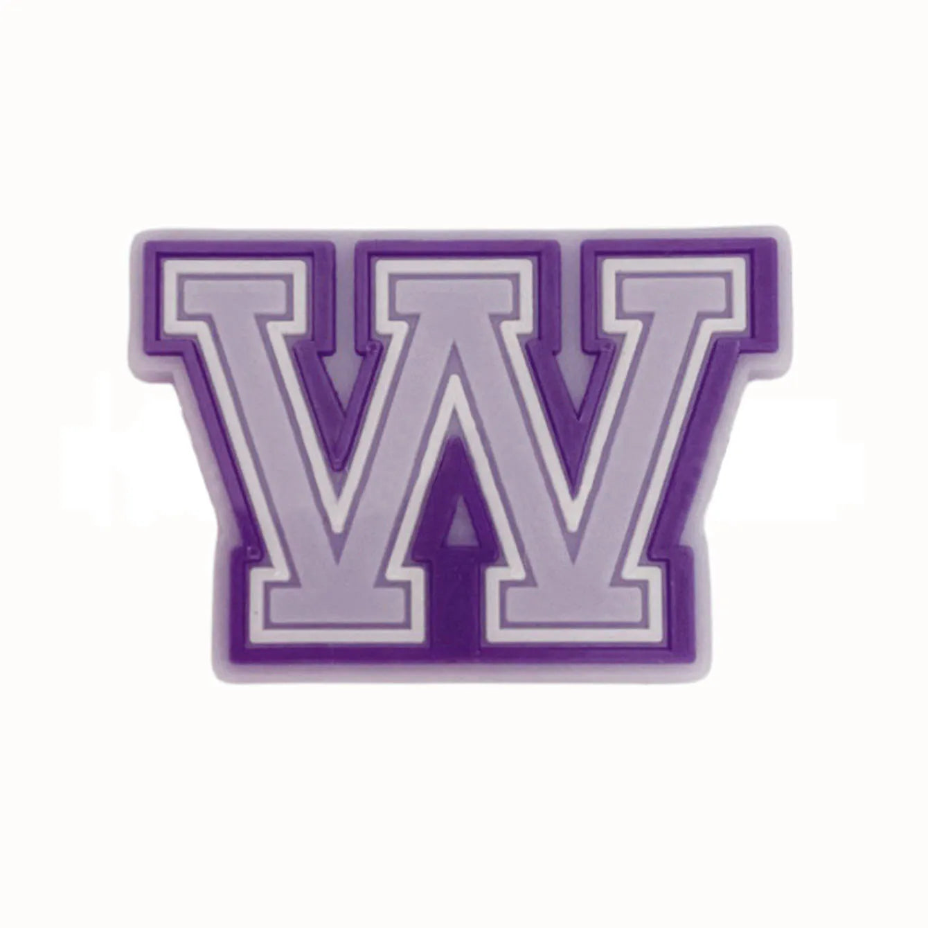 Purple Alphabet Letter Pins Shoe Charms for Crocs Clog Bubble Slides Accessories DIY Shoe Decoration Buckle Charms Party Gifts