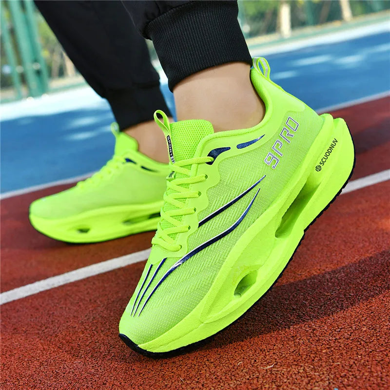 Men’s Athletic Sneakers – Lightweight, Breathable, Air Cushion, Non-Skid Running Shoes