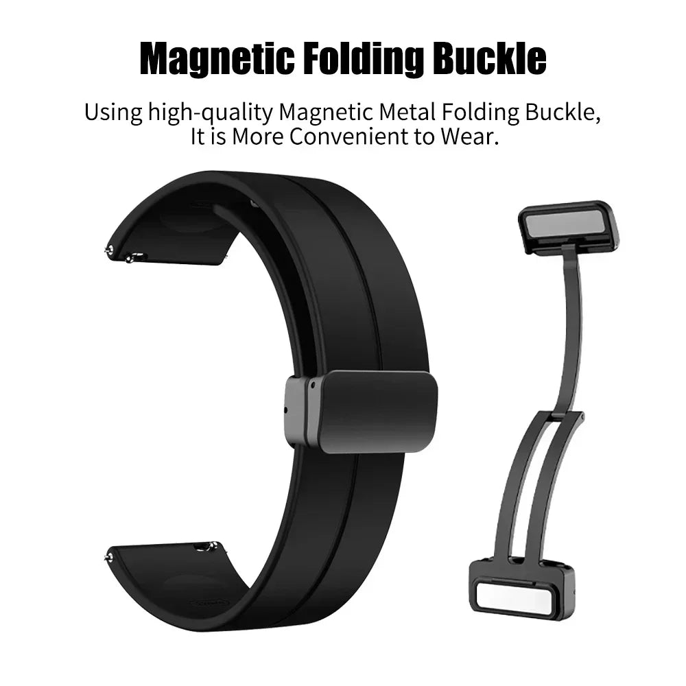 22mm Magnetic Silicone Strap for CMF Watch Pro