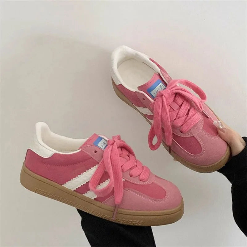Women’s Casual Sneakers – Lace-Up Vulcanized, Luxury Tennis & Running Shoes