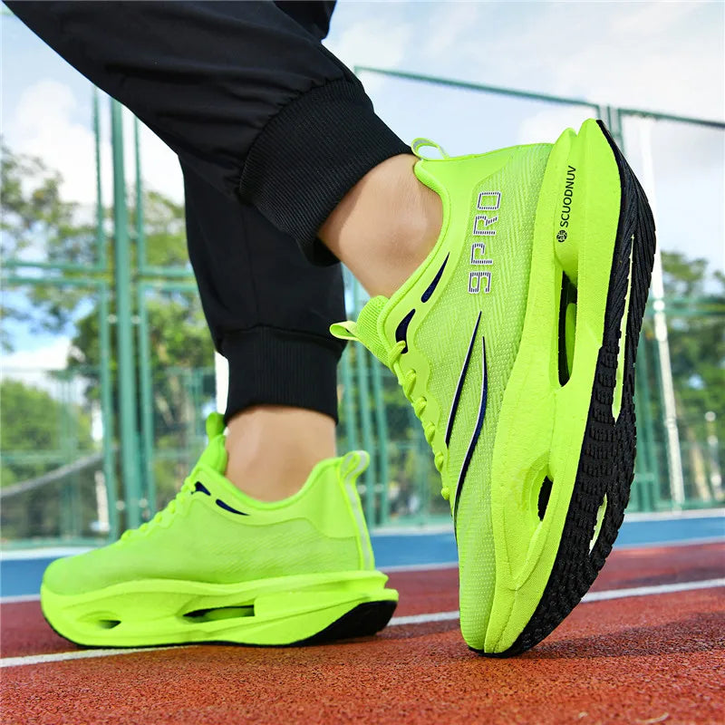 Men’s Athletic Sneakers – Lightweight, Breathable, Air Cushion, Non-Skid Running Shoes