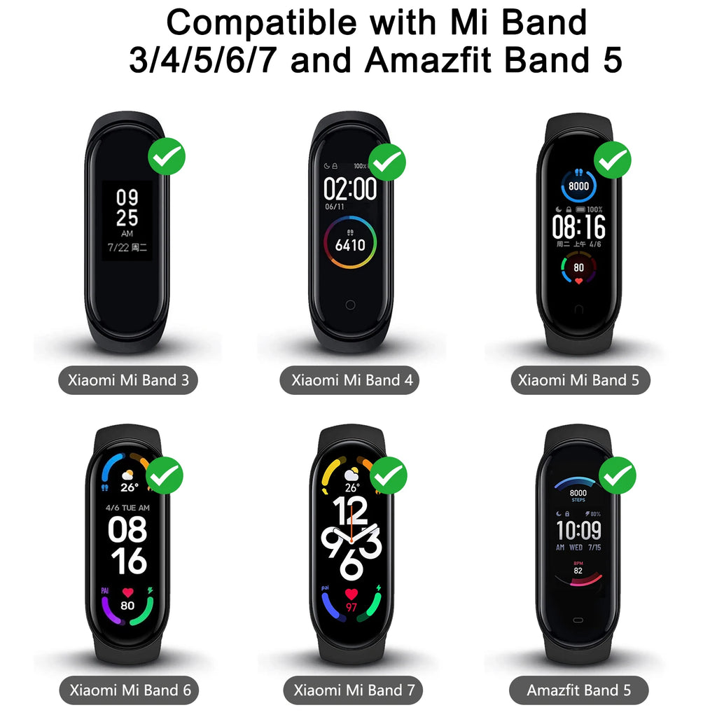 Elastic Braided Nylon Strap for Mi Band & Amazfit