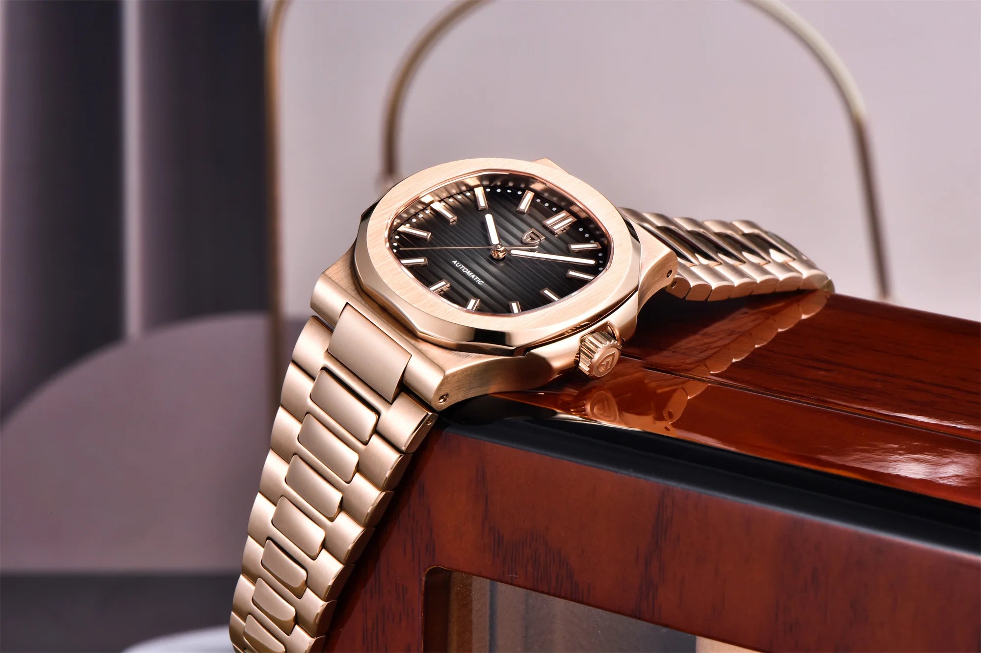 PAGANI DESIGN Men’s Mechanical Watch – Sapphire Crystal