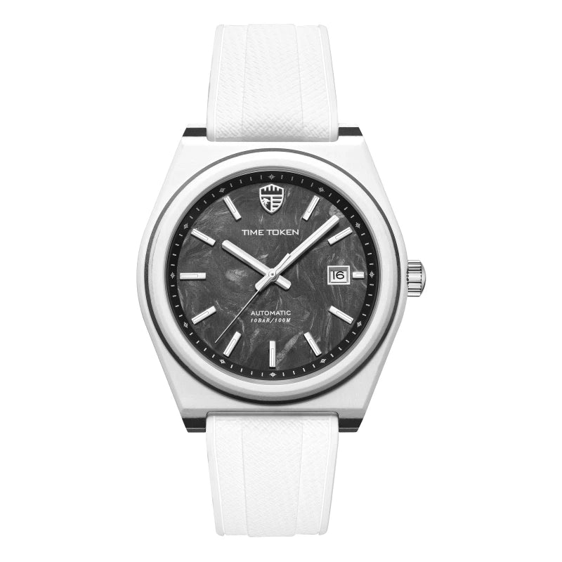 Luxury 40mm Carbon Automatic Diver Watch