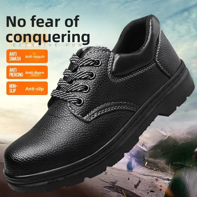 Men’s Safety Work Shoes – Steel Toe, Lightweight, Comfortable, Anti-Impact & Anti-Stab
