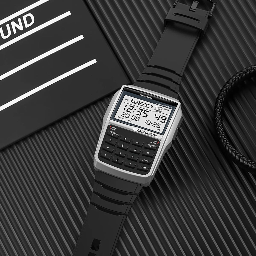 Explosive Men’s LED Calculator Watch