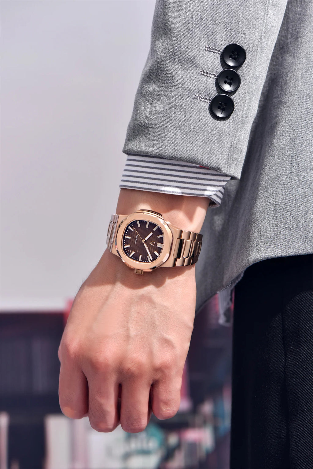 PAGANI DESIGN Men’s Mechanical Watch – Sapphire Crystal