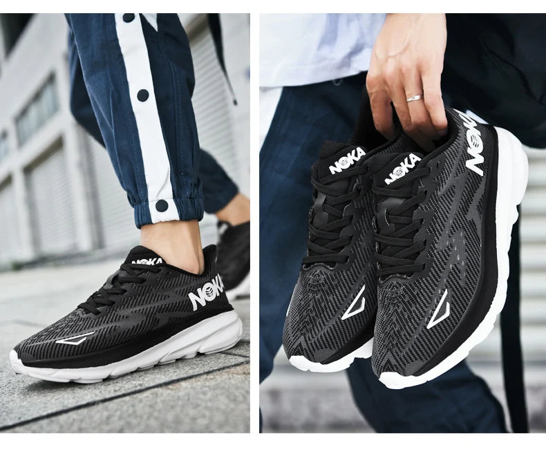 Unisex Running Sneakers – Cushioned, Professional Athletic Shoes for Marathon & Tennis