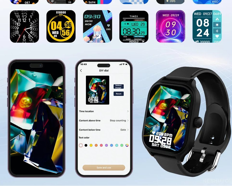 H9 New Smart Watch 2.01 Inch HD Display Answer Make Call Message Preview Sport Modes DIY Dial Weather Forecast For Men Women