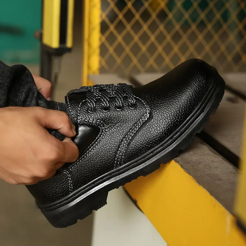 Men’s Safety Work Shoes – Steel Toe, Lightweight, Comfortable, Anti-Impact & Anti-Stab