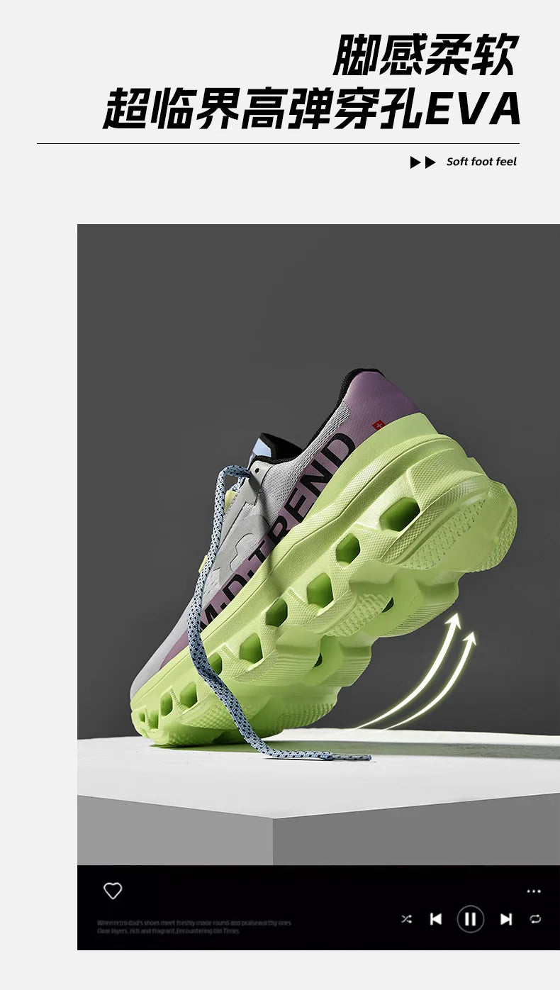 Men’s Sports Sneakers – Comfortable, Lightweight, Air-Cushion Running & Outdoor Shoes