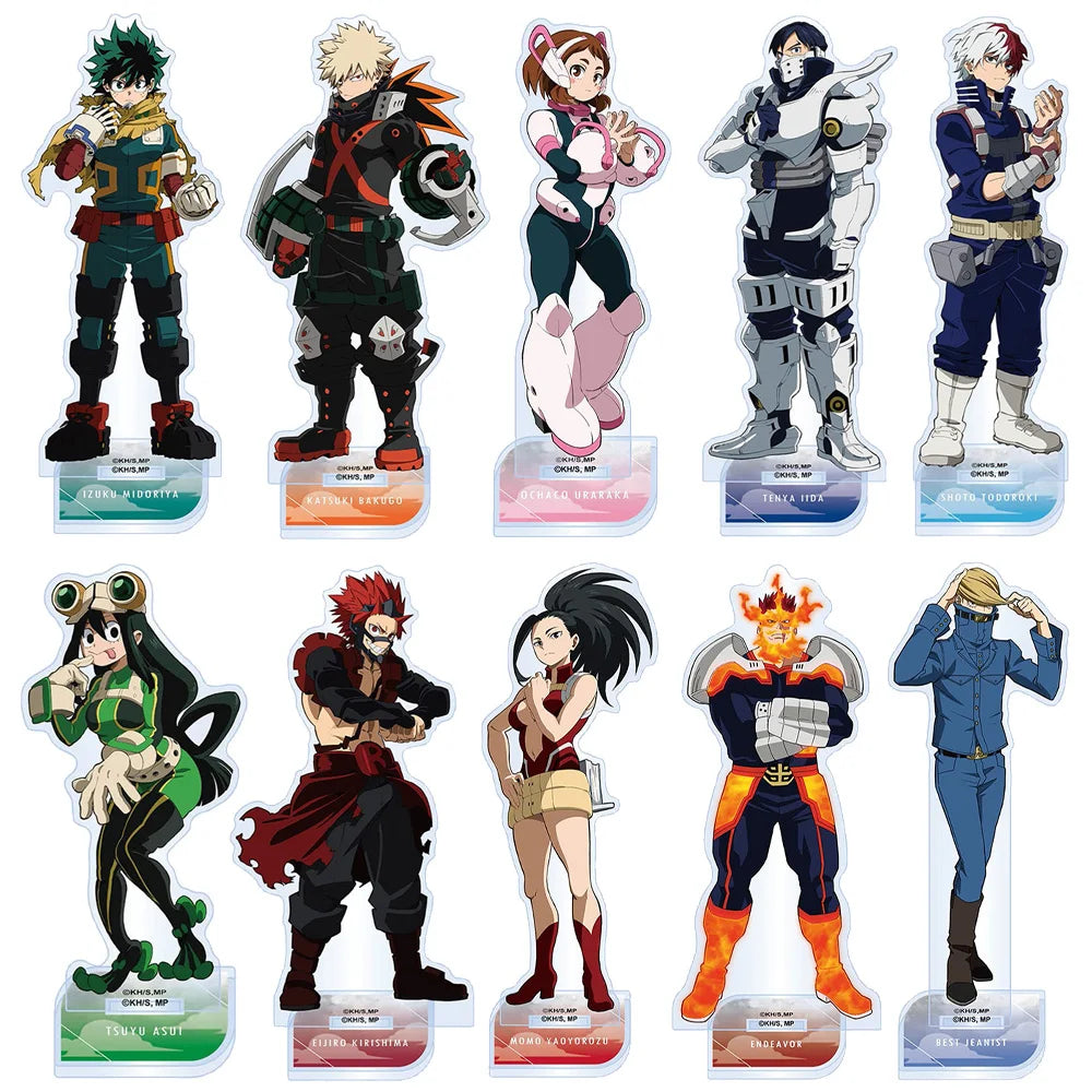 My Hero Academia Christmas Shoto Todoroki Neito Monoma Enji Todoroki Dabi Himiko deku Anime Toy Acrylic stand desk ornament gift