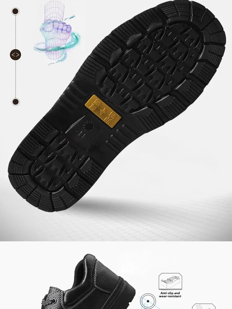 Men’s Safety Work Shoes – Steel Toe, Lightweight, Comfortable, Anti-Impact & Anti-Stab