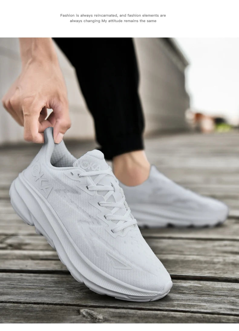 Unisex Running Sneakers – Cushioned, Professional Athletic Shoes for Marathon & Tennis