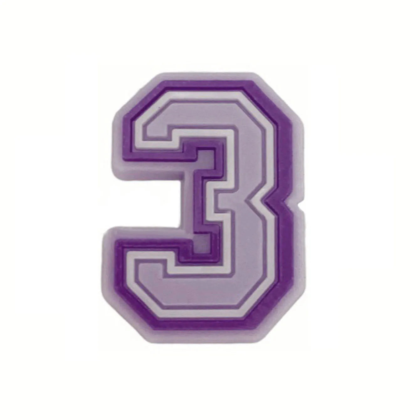 Purple Alphabet Letter Pins Shoe Charms for Crocs Clog Bubble Slides Accessories DIY Shoe Decoration Buckle Charms Party Gifts