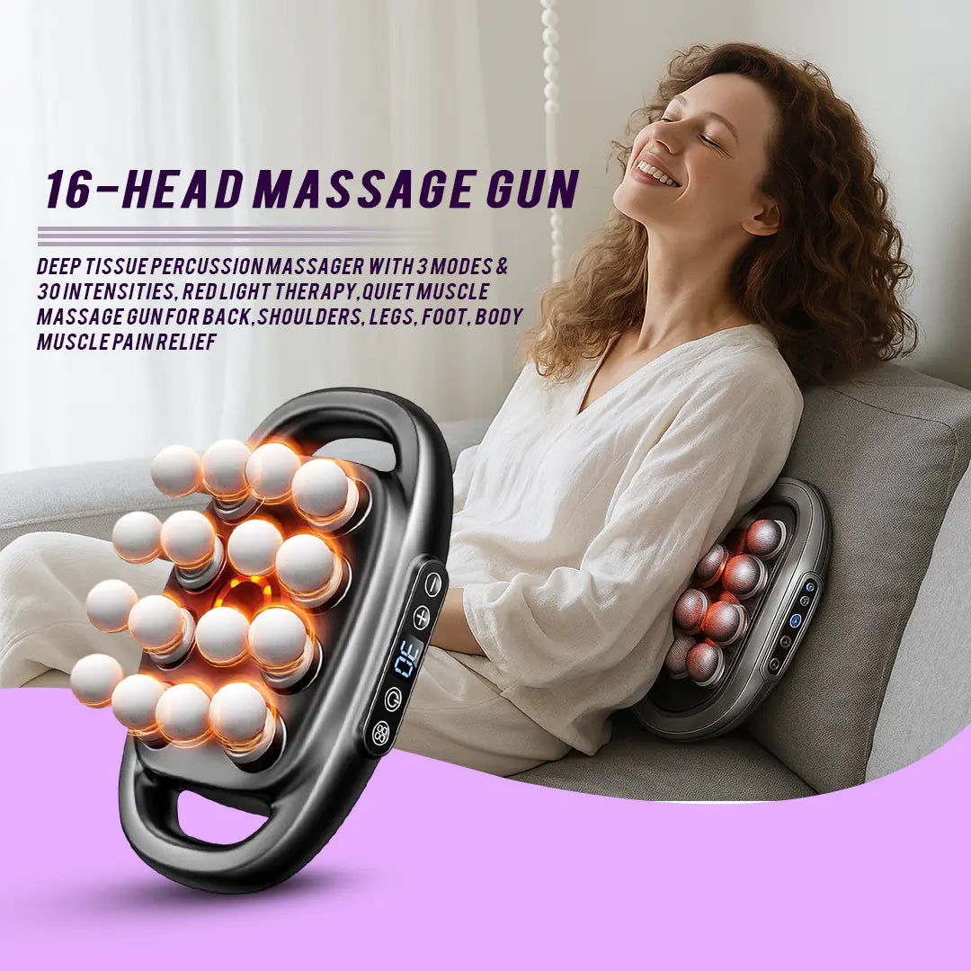 Ultimate 16-Head Massage Gun