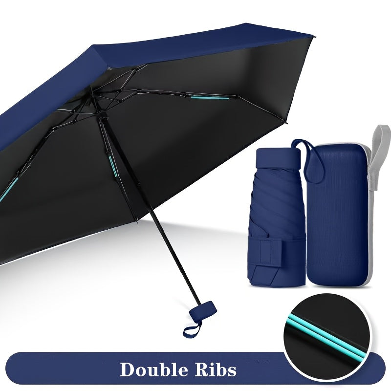 Popular Multi-Color Foldable Mini Pocket Umbrella, High-Quality Travel Umbrella, Lightweight Portable Umbrella for Christmas, Valentine's Day, Mother's Day, Women's Day, Ramadan, and Birthday Gifts