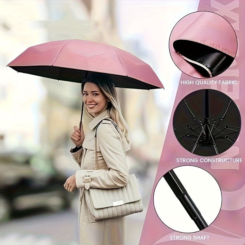 Popular Multi-Color Foldable Mini Pocket Umbrella, High-Quality Travel Umbrella, Lightweight Portable Umbrella for Christmas, Valentine's Day, Mother's Day, Women's Day, Ramadan, and Birthday Gifts