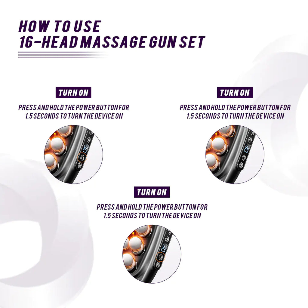 Ultimate 16-Head Massage Gun